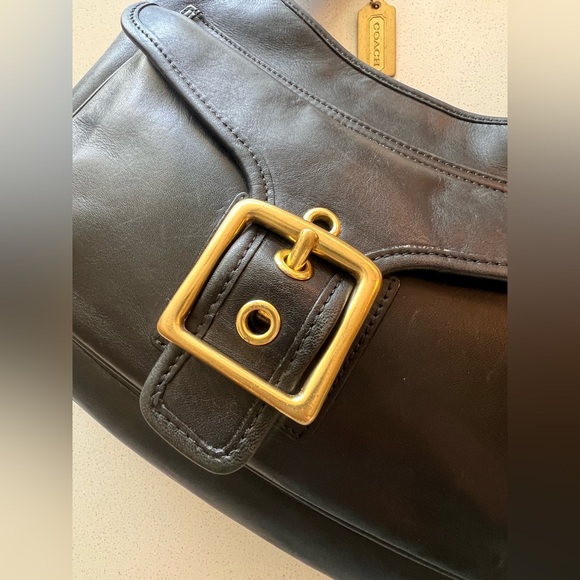 Coach 9340 Legacy Saddlebag, black leather, excellent condition authenticated - Picture 2 of 12
